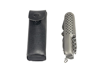 pocket knife isolated on white