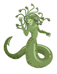 medusa gorgon mythological greek roman snake woman monster