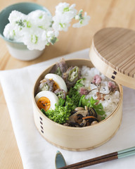 日本の昔ながらの和食弁当