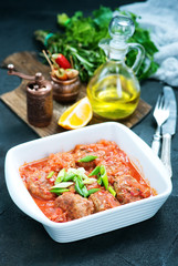 meat balls with sauce
