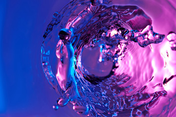 Abstract water rippled surface