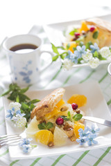 クリスケットのフルーツサンド