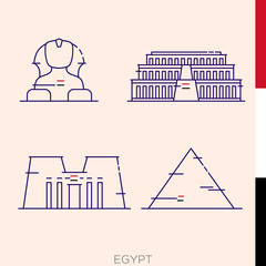 Sights of Egypt, icons