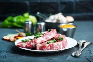 raw meat