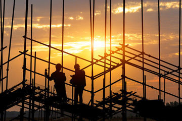 construction worker on construction site