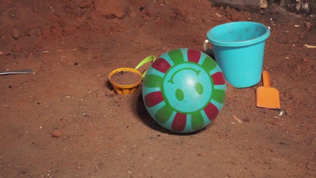 Sandbox and smile ball