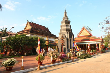 Wat Preah Prom Rath in Siem Reap, Cambodia