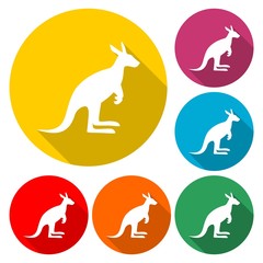 Kangaroo icon - Illustration