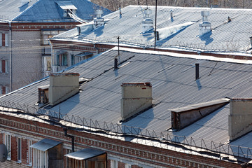 Roofs of the old houses