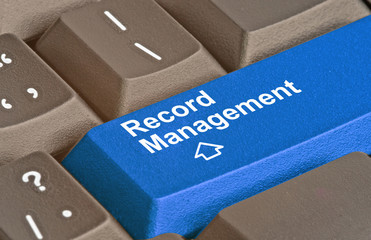 Blue key for record management