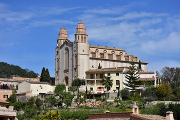 Fototapeta na wymiar Joan Baptista in village Calvia,island Mallorca