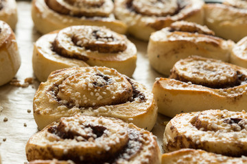Delicious fresh cinnamon rolls