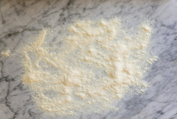preparing pizza  at home