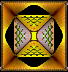 Decorative light abstract backgrounds. 3D illustration.
