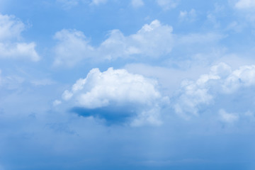 Blue Sky Clouds Cumulus Background