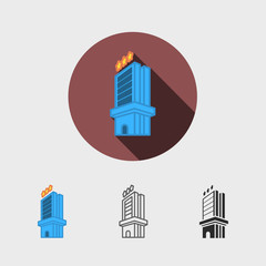 Obraz premium Hotel icon 