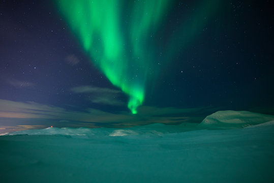 Aurora Borealis seen from Tromso region, Norway, 16 March 2017