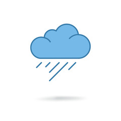 Rain Cloud Vector 