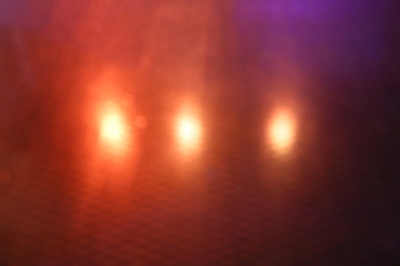 Abstract floor blur with colorful light