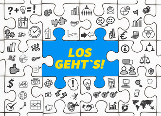 Los Geht´s! / Puzzle mit Symbole