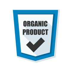 Organic Product shield sign