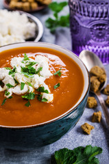 Dense vegetable soup
