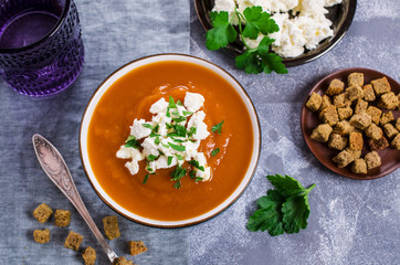Dense vegetable soup