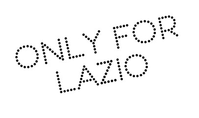 Only For Lazio rubber stamp. Grunge design with dust scratches. Effects can be easily removed for a clean, crisp look. Color is easily changed.