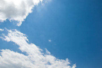 Blue sky and cloud