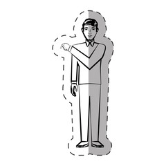 man people male character vector illustration eps 10