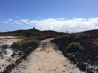 Landscape at Isla de Lobos, Fuerteventura