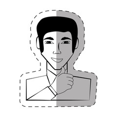 man people male character vector illustration eps 10