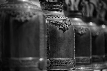 Temple bells B&W