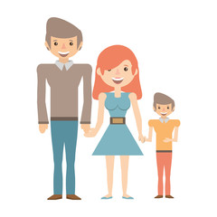 happy family love members vector illustration eps 10