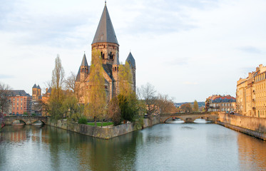 Fototapeta premium temple neuf, Metz, lorraine, France