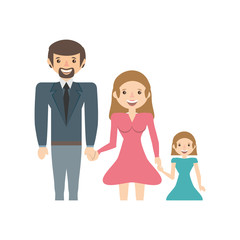 happy family love members vector illustration eps 10