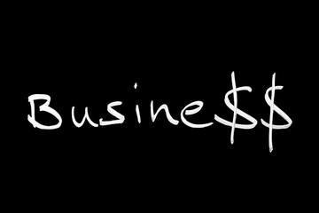 Business symbol with dollar signs