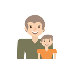 dad and kid infant image vector illustration eps 10