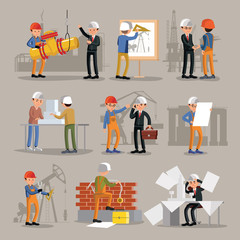 Industrial Professional Engineers Set