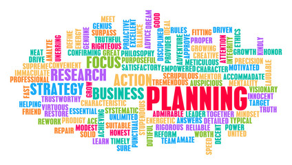 Planning Word Cloud Concept
