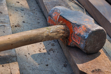 Old sledge hammer
