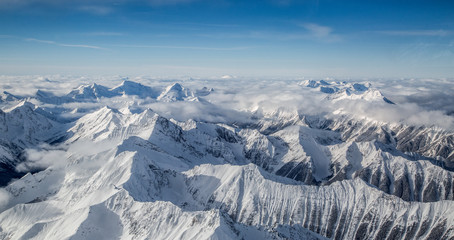 Fototapeta na wymiar Rocky Mountain Aerial 