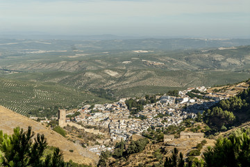 Fototapeta na wymiar sight of the town of Cazorla in the province of Jaen in Andalusia, Spain
