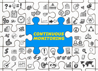 Continuous Monitoring / Puzzle mit Symbole