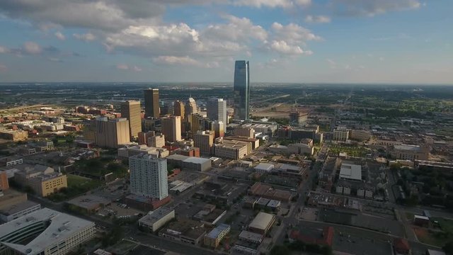 Aerial Oklahoma Oklahoma City September 2016 4K