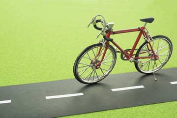 ミニチュアの自転車