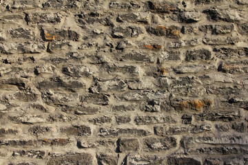 Old gray stone wall background