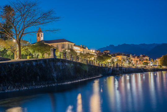 Baveno di notte, Lago Maggiore