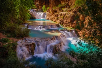 Peel and stick wall murals Waterfalls Upon setting foot in this Havasupai people’s land