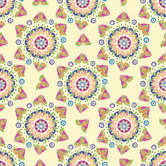 Seamless vector floral pattern